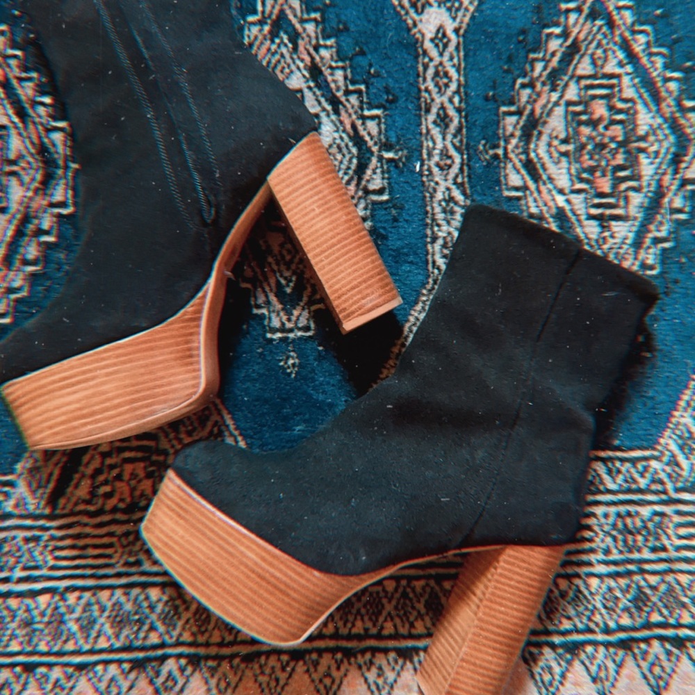 Free people platform booties